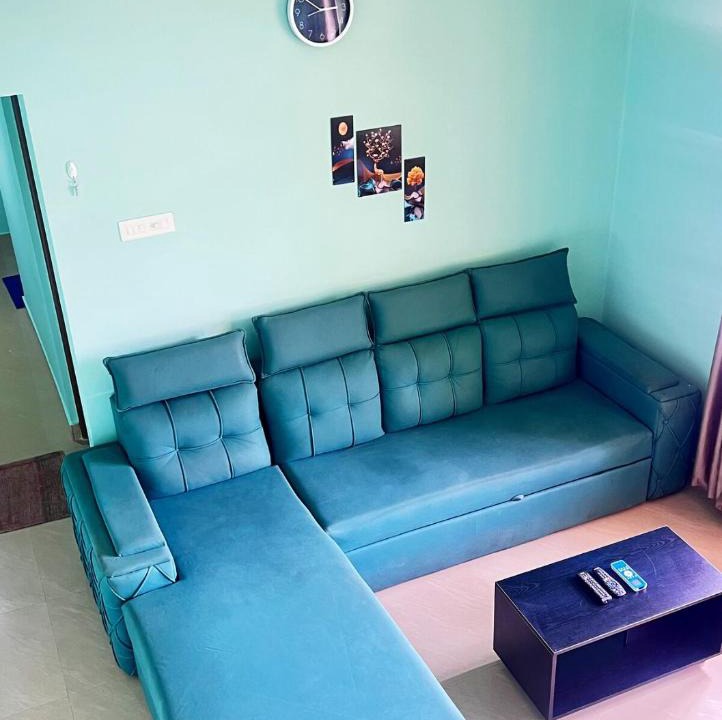 Benaulim Apartment | 1 Bhk luxurious Spacious Stay Nr Benalium beach With 3 Balconies and Reserve Parking with Private Entry