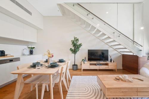 Macquarie Park Apartment | Elegant Loft Living w Soaring Ceilings