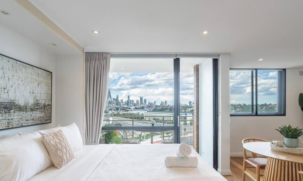 Rozelle Apartment | KozyGuru | Rozelle | Bridge View with Carpark