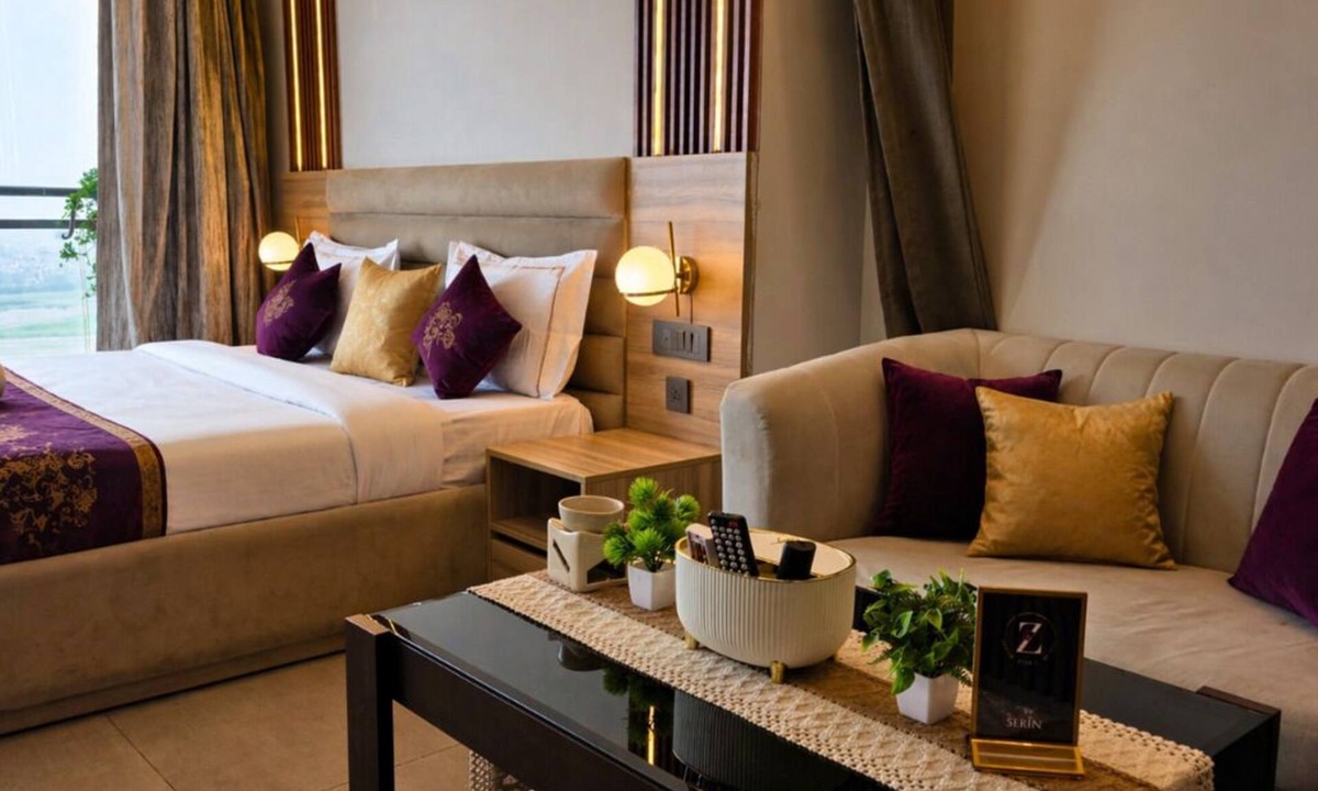 Noida Apartment | Luxury Riverfront Studio with Skyline Views | Serin by Zenith Suites
