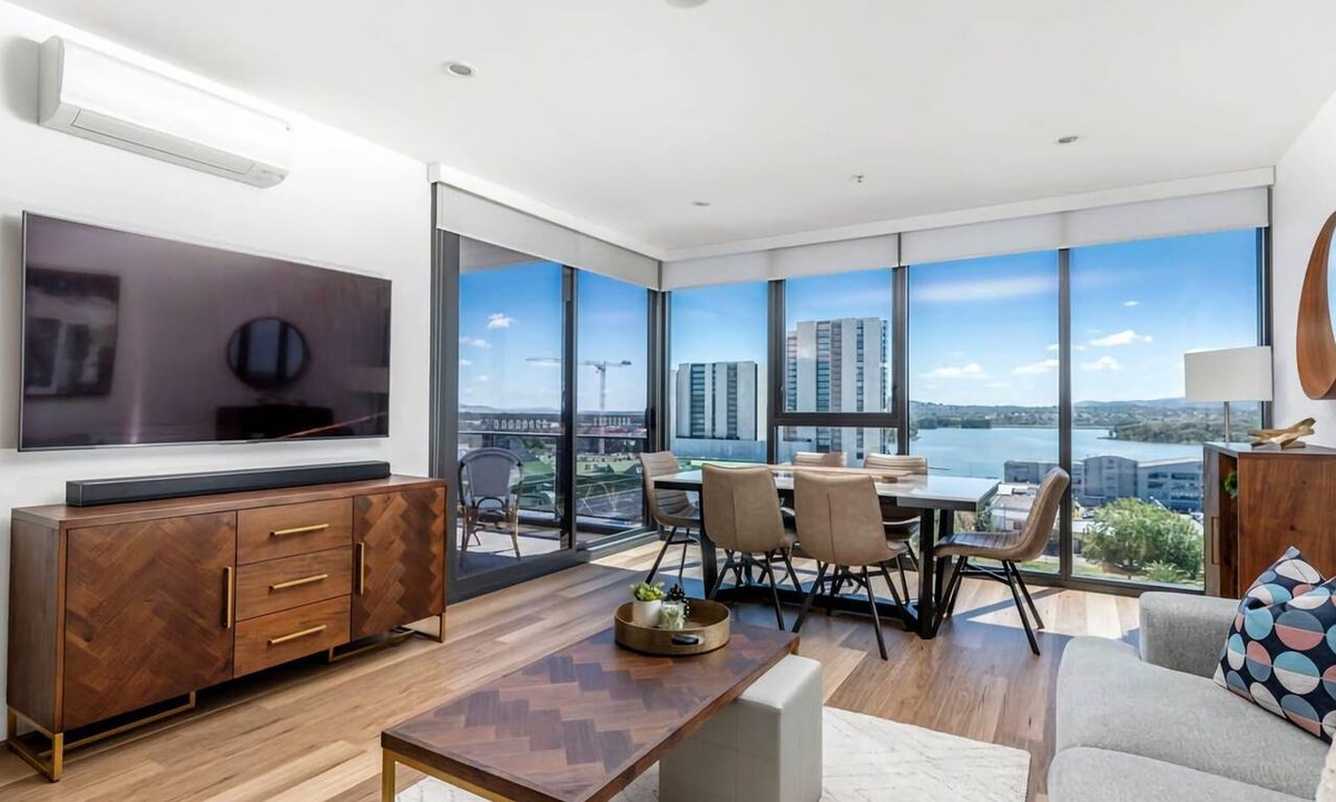 Belconnen Apartment | Sensational City Apartment with Lake Views