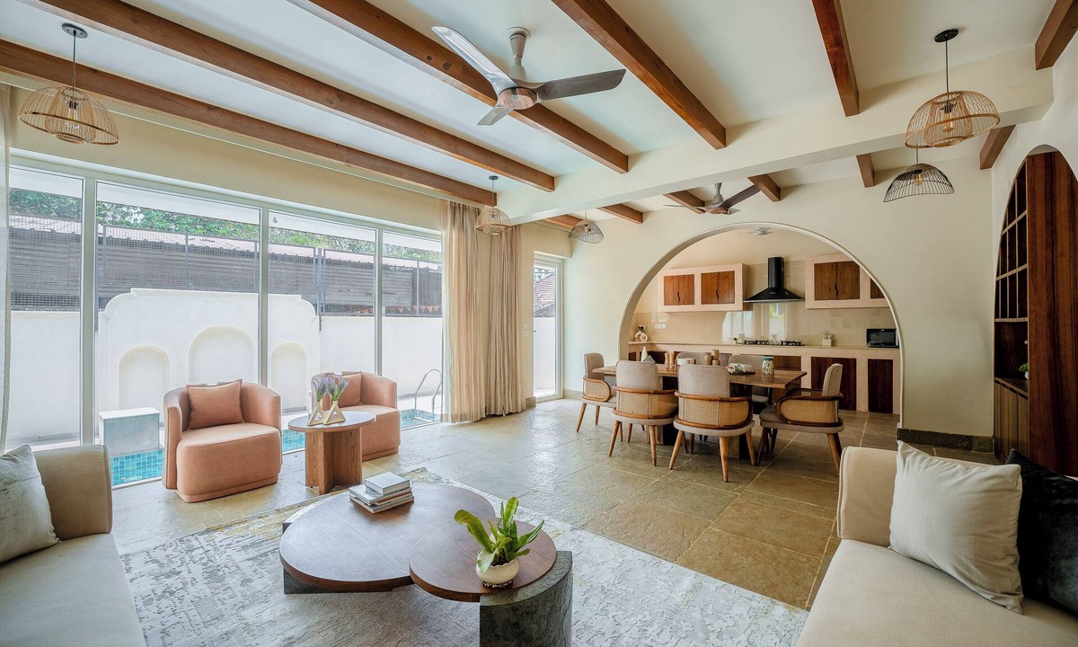 Vagator Villa | Staymaster White Castle-3BHK | Pvt Pool | Vagator