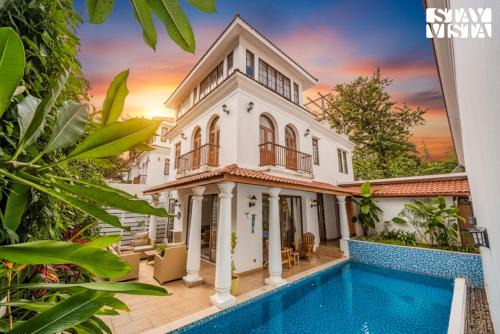 Aldona Villa | StayVista at La Feu with Pool, Wi-Fi