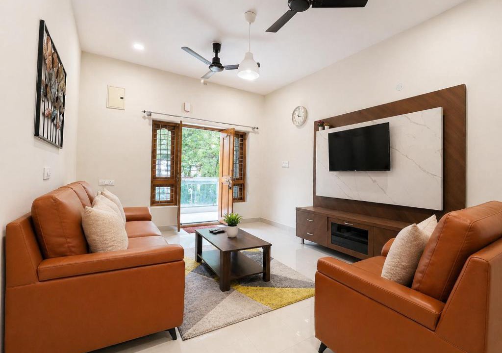 Gachibowli Apartment | Tree Park-2BHK, Near US Consulate, Gachibowli