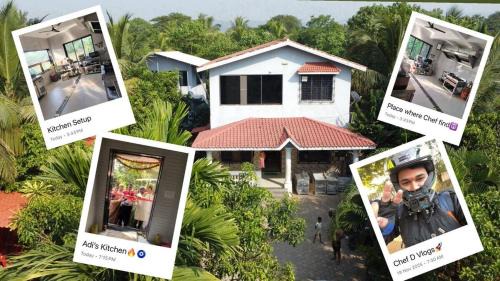 Awas Villa | 3BHK Casa Athavan with Shared Pool 10 mins Awas Beach