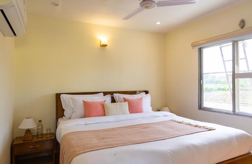 Dhela Villa | Dhela Jungle Retreat Pet-Friendly 2BHK 5 suites in a mini resort with Pool near Jhirna Safari Zone