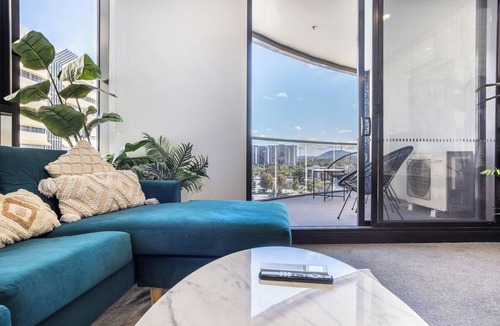 Phillip Apartment | Elegant 3BR Retreat with Pool, Parking and Balcony