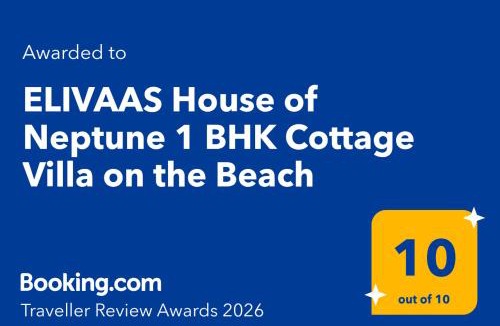 Morjim Villa | ELIVAAS House of Neptune 1 BHK Cottage on the Beach & Famous Cafes, Restros