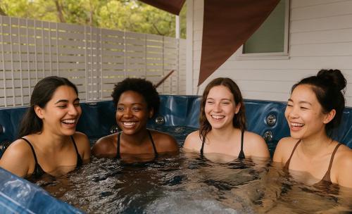 Narara House | Fairyland Getaway- at Central Coast with XXXL hot Jacuzzi - Perpetual above 35C & Fun - Round pool table and Slide bunk bed