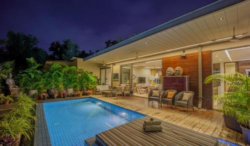Parra Villa | HIREAVILLA Villa Elara - 4BHK with Infinity Pool in Parra