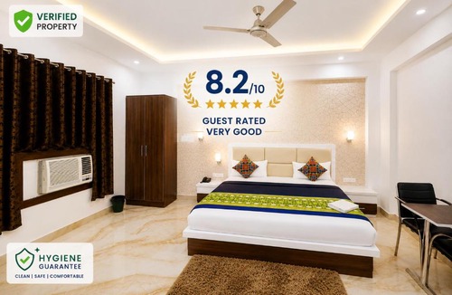 Vrindavan Hotel | Hotel Grand RK Residency Rukmani Vihaar - #PremManir #Chaar Dham #Parking #Affordable Stay