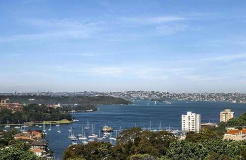 Milsons Point Apartment | Milsons Point- ALF49 Alfred St (south) - Penthouse-Style 2BR with Harbour Views Parking by Milsons Point Station