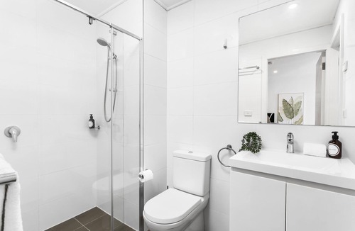 Mosman Apartment | Mosman - MOS27 - Military Road - Bright 1BR + Study with Sunroom Stylish Island Kitchen