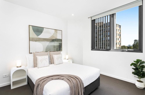 Mosman Apartment | Mosman - MOS27 - Military Road - Bright 1BR + Study with Sunroom Stylish Island Kitchen