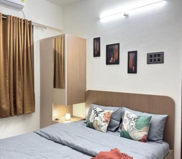 Pimpri - Chinchwad Apartment | Osprey House Modern AC 1BHK Stay by Bleisure Hosting