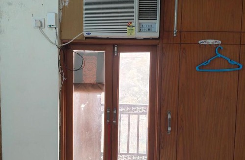 Sainik Farm Apartment | Private 1BHK Retreat Forest View Kitchen Free WiFi