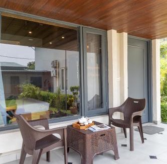 Bail Parao Villa | Puvalgarh Farms Thistle Cottage-style Suite with Shared, Pool, Dining, Garden & Outdoor Sit-out Near Sitabani Gate