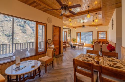 Banjar Villa | SaffronStays The Tirthan House - Terrace View