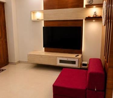 Sholinganallur Apartment | Spacious 3 Bedroom, AC&Fast Wifi, Car Parking , Near Chennai IT Park