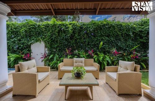 Aldona Villa | StayVista at La Feu with Pool, Wi-Fi