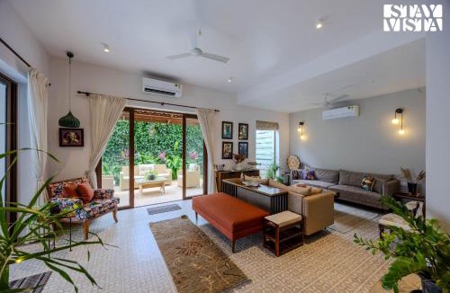 Aldona Villa | StayVista at La Feu with Pool, Wi-Fi