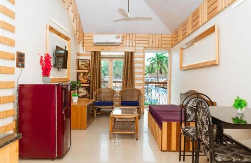 Benaulim Apartment | Stylish 1BHK Retreat in Karma Palms - Benaulim