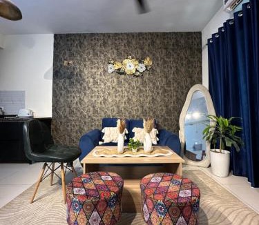 Noida Apartment | The Boho Den By Anneerat Stays
