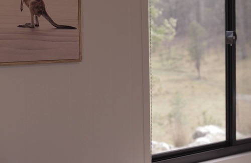 Upper Nile Cabin | The Nile Farmstay: Modern cabin offering incredible views with fire pit and spa.