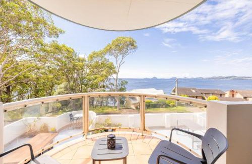 Soldiers Point Apartment | The Point 13, 5-7 Mitchell St - stunning water views, complex pool and WiFi