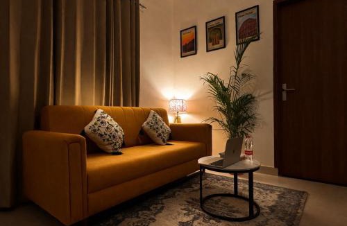 Durgapura Apartment | Udaipur Suite Cozy 1BHK with Elegant Touch