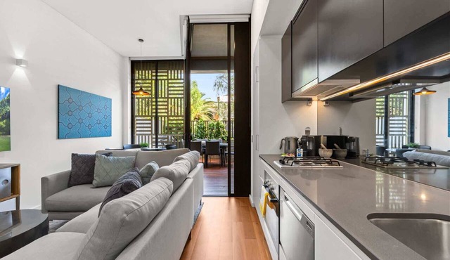 1-Bed Unit with Alfresco Dining and BBQ