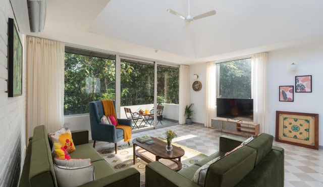 El Rosario by The Blue Kite - 2BHK Apartments-Near Candolim-Common pool-Wifi-24 hour Security & 5 mins Drive to Casino