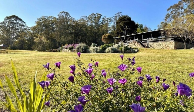 Wollombi Country House set in a private 4 acre garden estate with rural views.