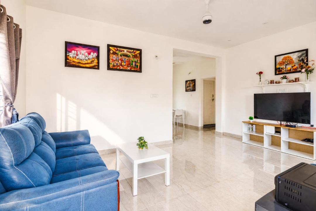 Nandi Hills Apartment | Denim House byRedOlive2BHKNandi HillsNr Airport