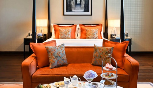 Junior Suite with Breakfast, One Way Airport Transfers, Evening Cocktail Hours & High-Tea.