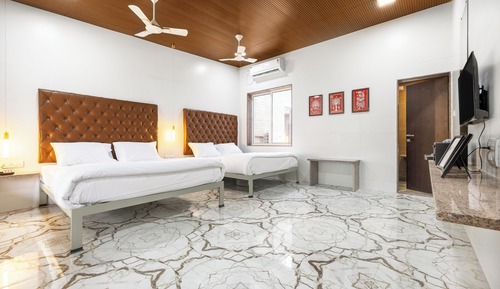 Family Double Room, Patio, Courtyard View
