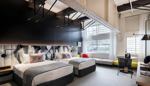 Room, 2 Double Beds, City View (Urban)
