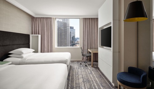 Club Double Room with Two Double Beds Club Lounge Access (Harbour Bridge View)