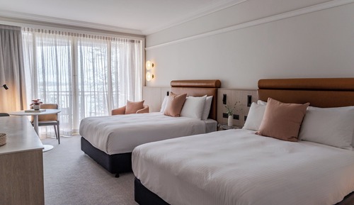 Premium Room, 2 Queen Beds, Club Lounge Access, Pool View (Balcony)