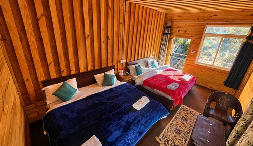 Superior Quadruple Room, Balcony, Garden View