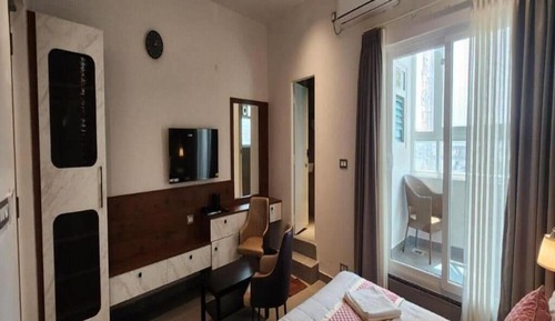 Basic Double Room, Balcony, City View