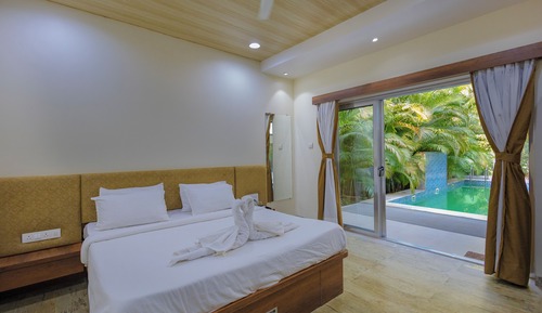 Family Villa, Balcony, Pool View