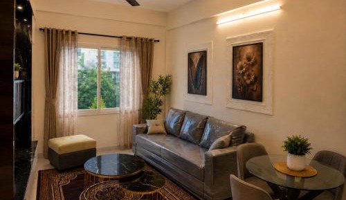 Family Two-Bedroom Apartment with View