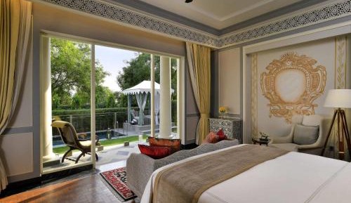 Flamingo Signature King Room with Plunge Pool:15% off on Spa| soulful yoga experience| Morning & Evening Aarti| traditional and nature led experiences daily tea, curated walks, bird watching, Prana Garden, folk dance, Pottery, Mehendi & Astrology