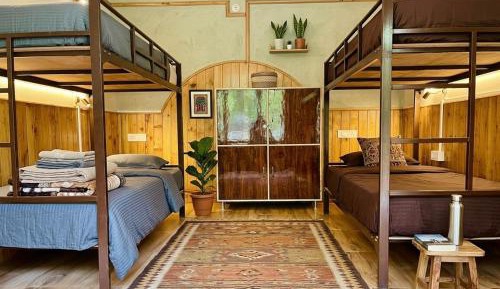 Single Bed in Female Dormitory Room
