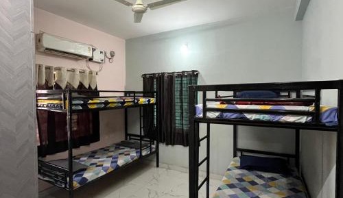 Bed in 4-Bed Male Dormitory Room