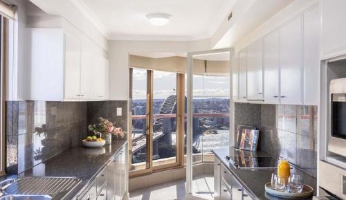 Three-Bedroom Apartment with Harbor View