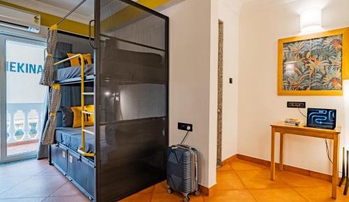 Bed in 6 Bed Female Dormitory with Balcony
