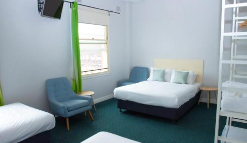 Family Room with Shared Bathroom