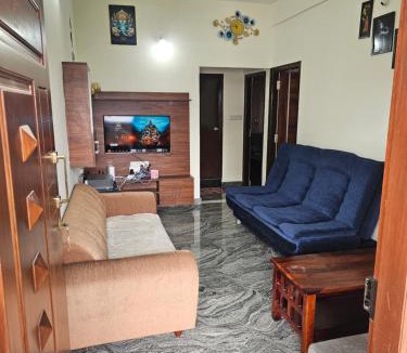 Narasapura Apartment | Cozy 2 Bhk flat with mountain and lake view